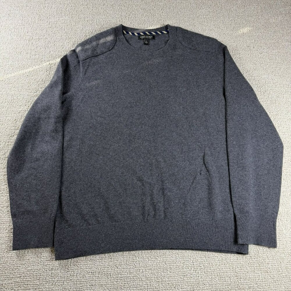 Banana Republic Italian Yarn Wool Sweater Gray Men’s Size XL